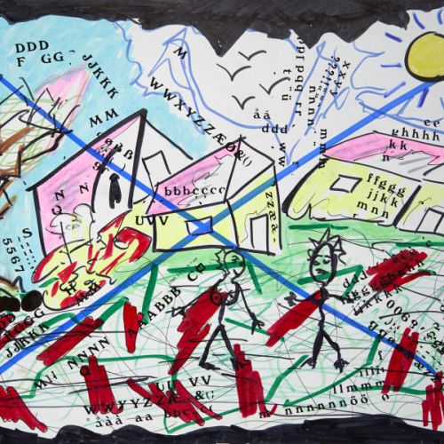 N° 582 - Couple dans lotissement