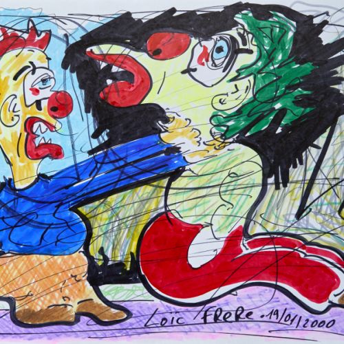 N° 574 - Clown méchant avec son collègue gentil