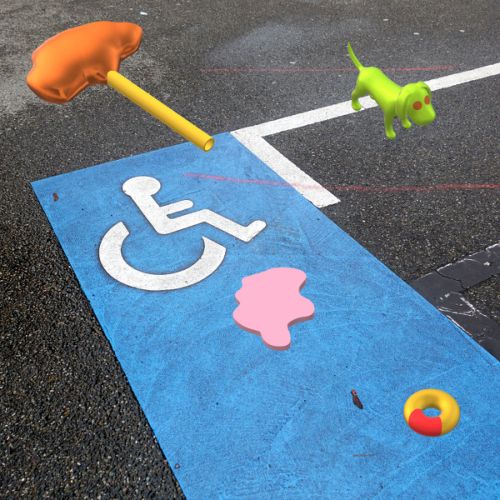 Chien de garde pour places handicapées