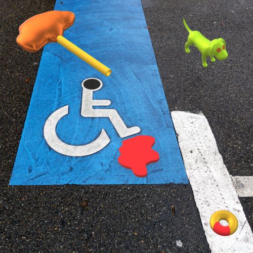 Chien de garde pour places handicapées III