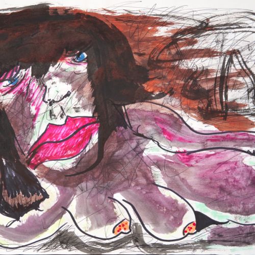 N° 696 - Femme nue et allongée