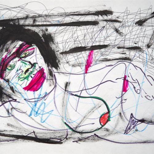 N° 693 - Femme nue et allongée