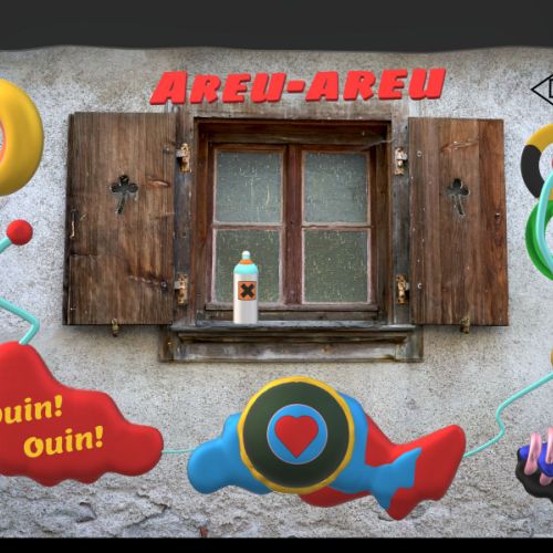 Vue sur la fenêtre de la chambre de bébé