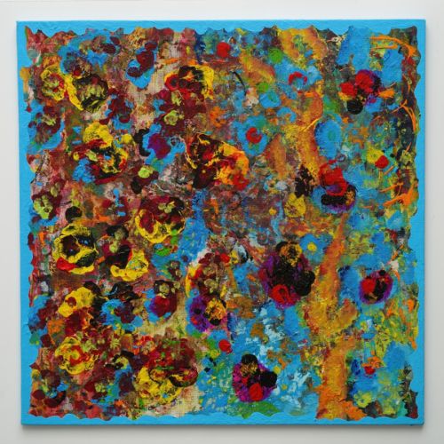 Parchemin (2024) - Carton entoilé (30 x 30 cm) - 70 €