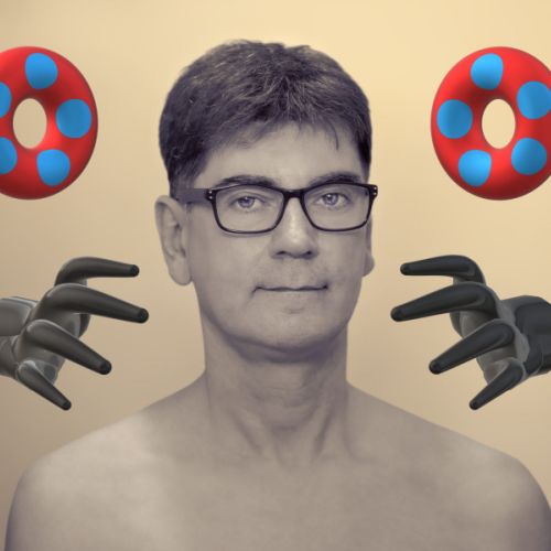 Autoportrait en clone « allant être attrapé » n°1