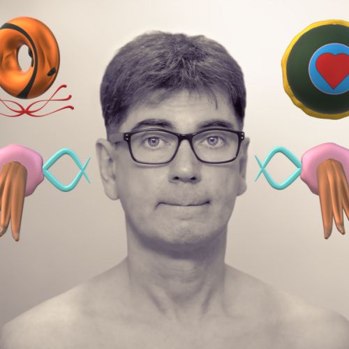 Autoportrait en clone « avec mes acouphènes » n°1