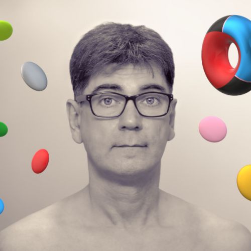 Autoportrait en clone « entouré de bactéries » n°1