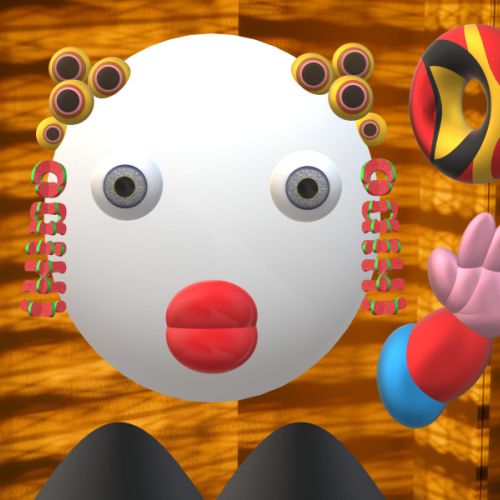 Jeune fille assise et genou apparent te faisant coucou