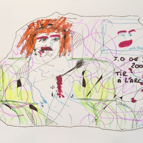 N° 687 - J.O de Sydney 2000 (tir à l’arc I) - 2000 (21x29,7 cm)