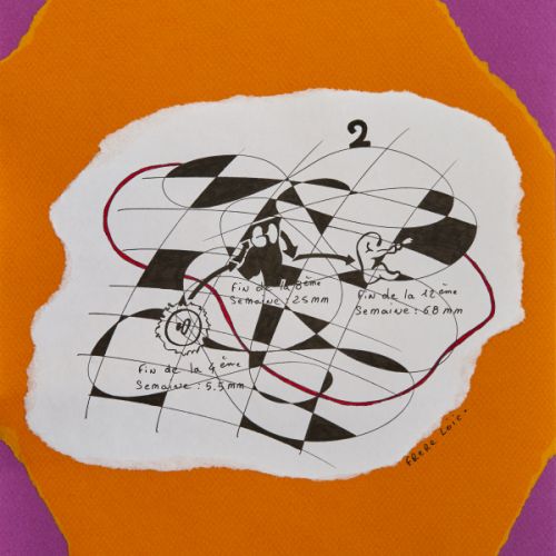 N° 182 - Taille du fœtus II - 1997 (23,9 x 31,9 cm)