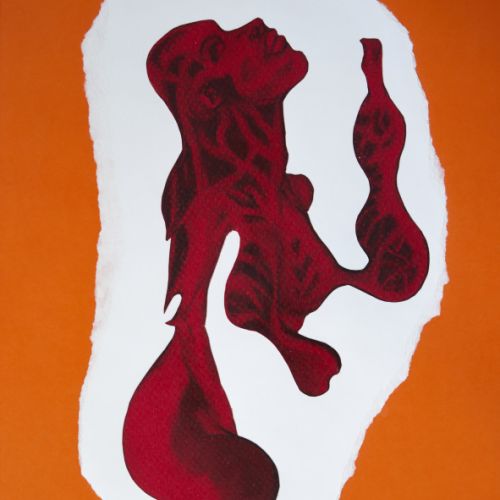 N° 27 - Femme se masturbant - 1996 (19,5x29,5 cm)