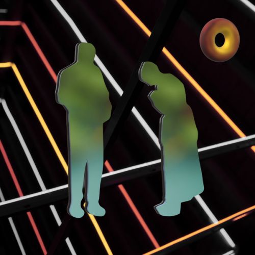 L’Angélus dans un monde virtuel n°3 (hommage à Millet et Dalí)