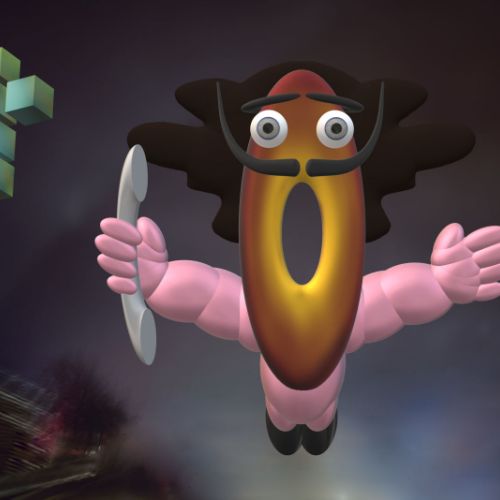 1989 dans les eaux de Portlligat (représentation de l’au-delà) — Salvador Dalí téléphonant à Vélasquez pour se rencontrer