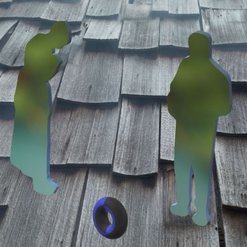 L’Angélus avec un léger voile atmosphérique (hommage à Millet)