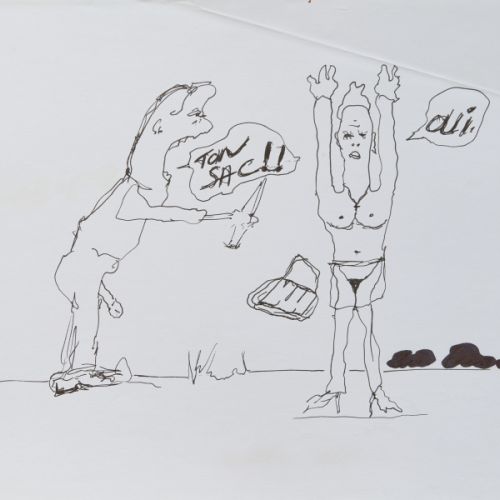 N° 441 - Ton sac ! - 1999 (21x29,6 cm)