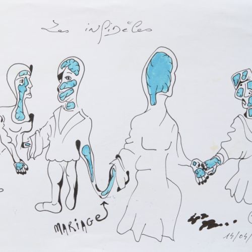 N° 350 - Les infidèles - 1999 (21x29,6 cm)