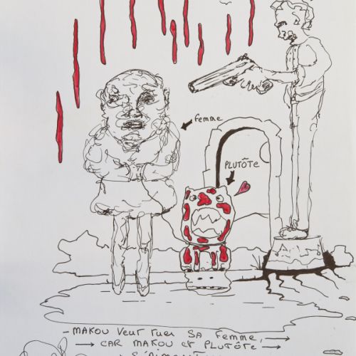 N° 457 - Makou - 1999 (21x29,6 cm)