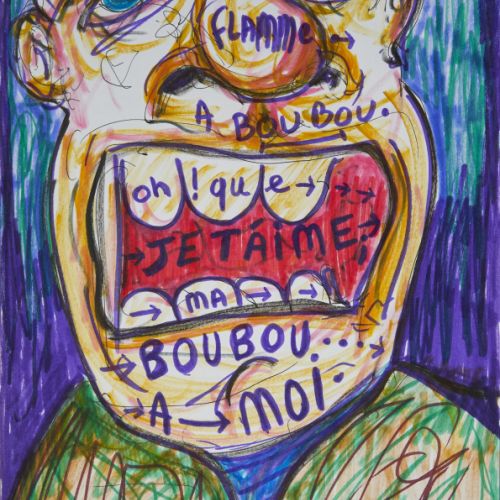 N° 498 - Toto déclare sa flamme - 1999 (19,4x29,5 cm)