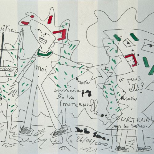 N° 619 - Souvenirs de la maternelle - 2000 (22,7x29,3 cm)