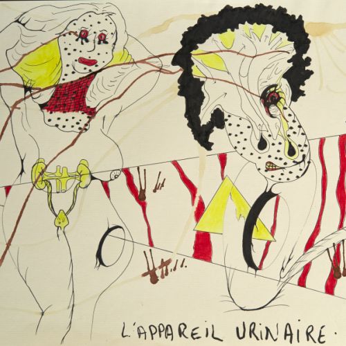 N° 74 - L’appareil urinaire - 1996 (34,7x25,4 cm)
