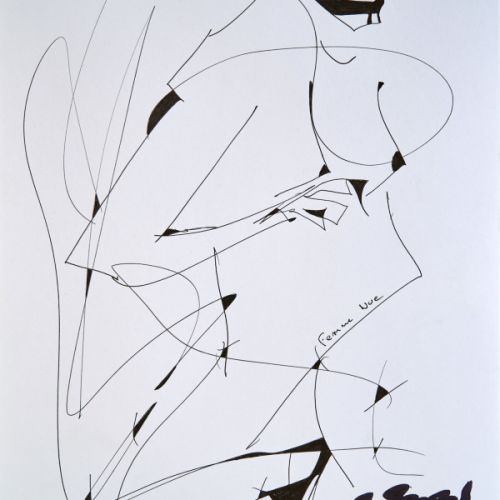 N° 620 - Femme nue - 2000 (21x29,7 cm)