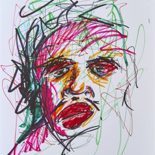 N° 669 - Portrait d’un homme - 2000 (21x29,7 cm)