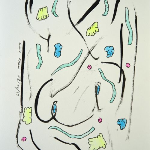 N° 543 - Sans titre - 1999 (21x29,7 cm)