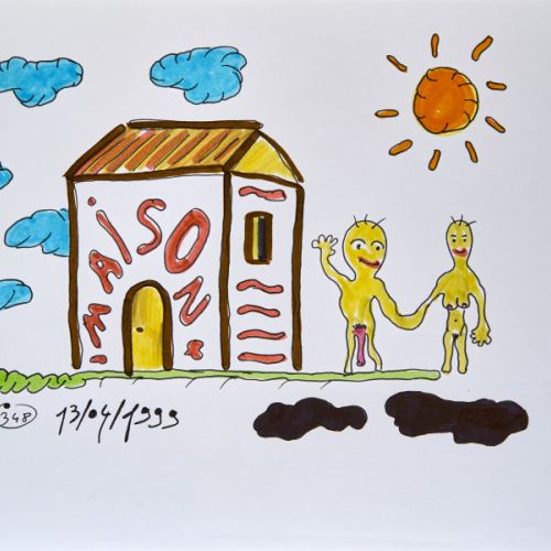 N° 348 - Maison - 1999 (21x29,7 cm)