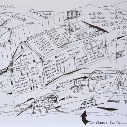 N° 666 - La ferme du fermier - 2000 (21x29,7 cm)