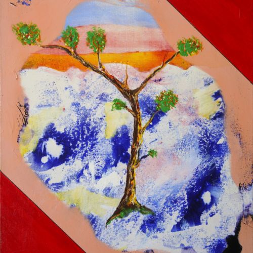 N° 69 - Arbre à sept têtes - 55 x 46 cm (1996)