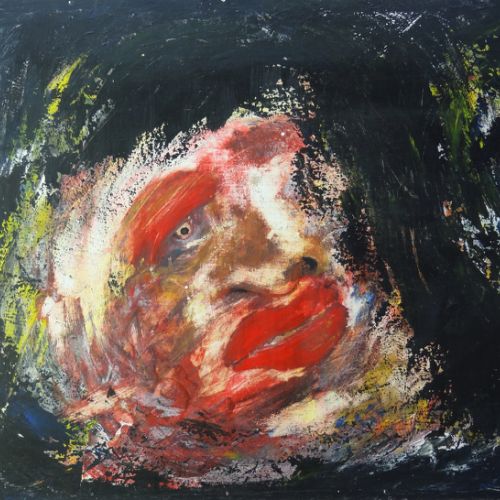 N° 634 - Portrait - Acryl sur isorel (43 x 58 cm) - 2000